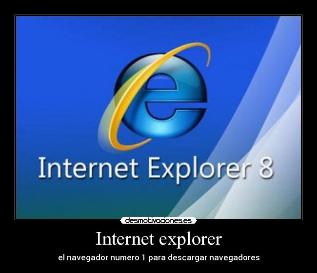 Internet explorer -