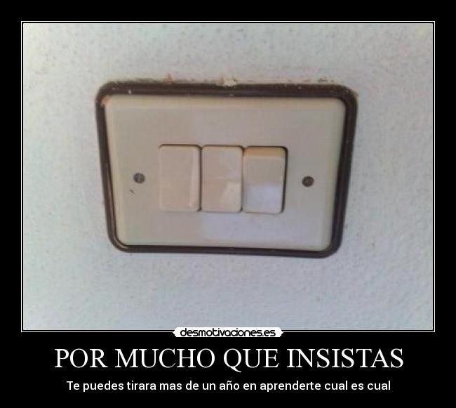 POR MUCHO QUE INSISTAS - 