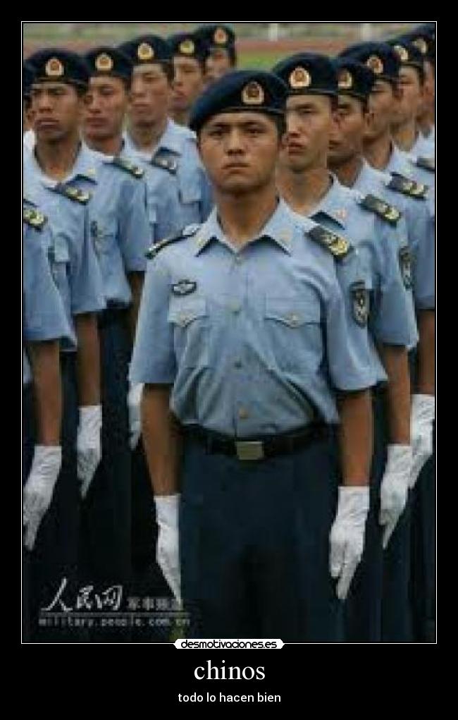 chinos - todo lo hacen bien