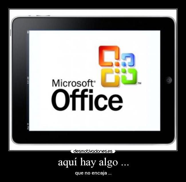 carteles ipad office desmotivaciones