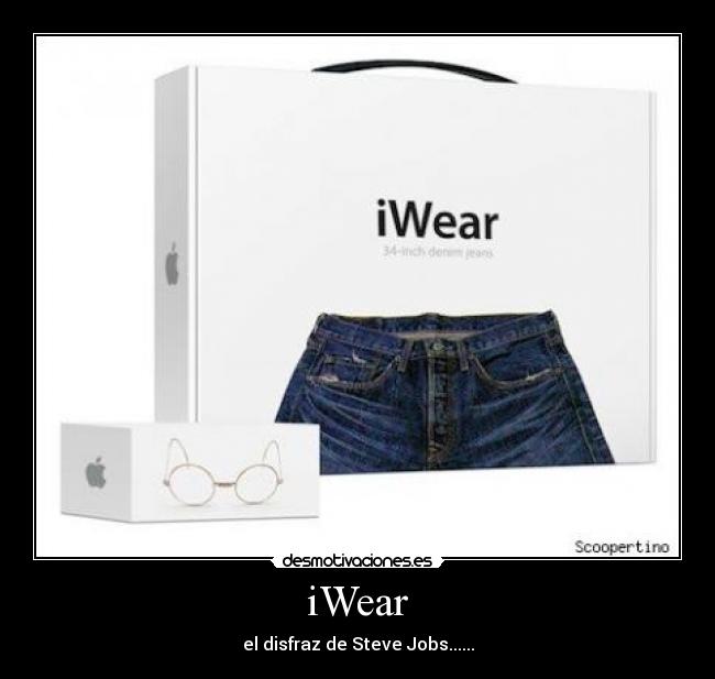 iWear - el disfraz de Steve Jobs......