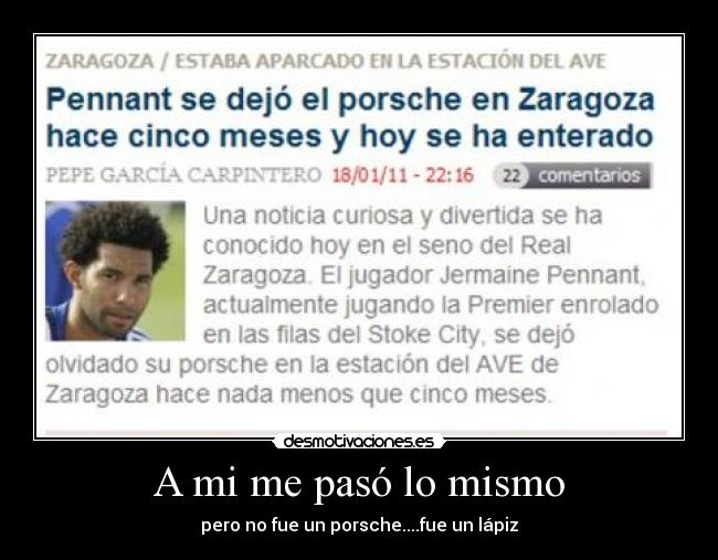 A mi me pasó lo mismo - 