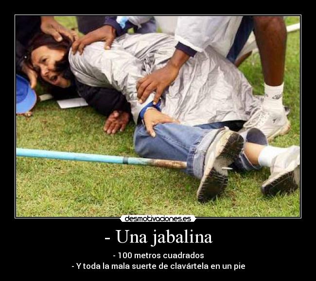 - Una jabalina - 