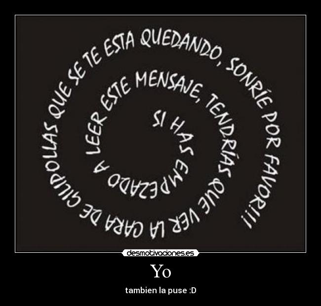 Yo - tambien la puse :D