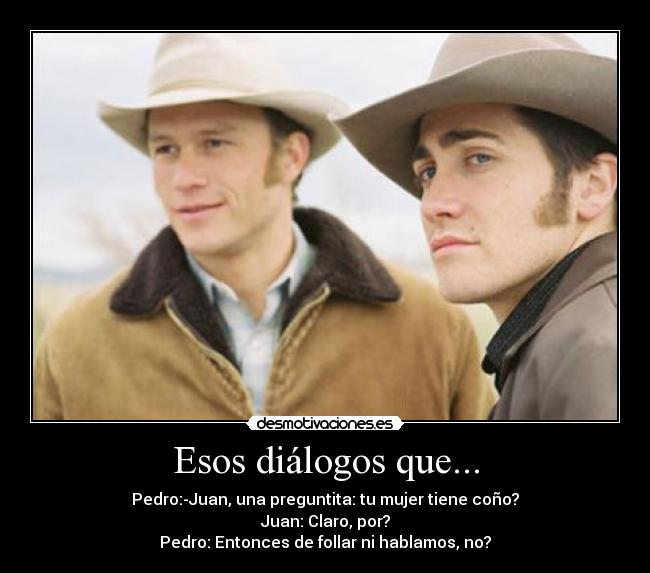 Esos diálogos que... - 