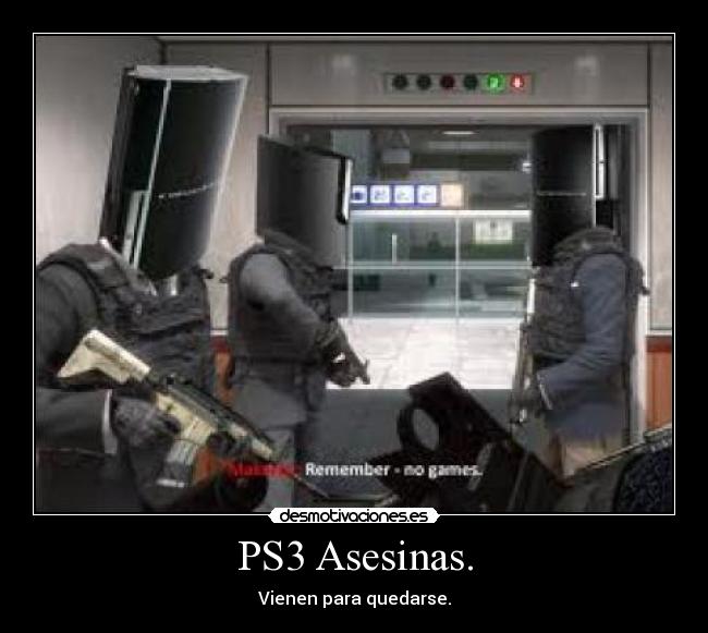 PS3 Asesinas. - Vienen para quedarse.