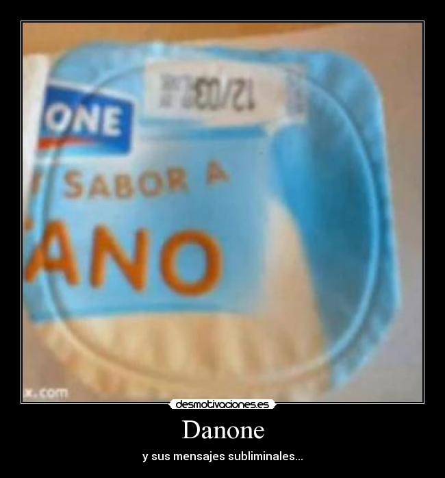 Danone - y sus mensajes subliminales...