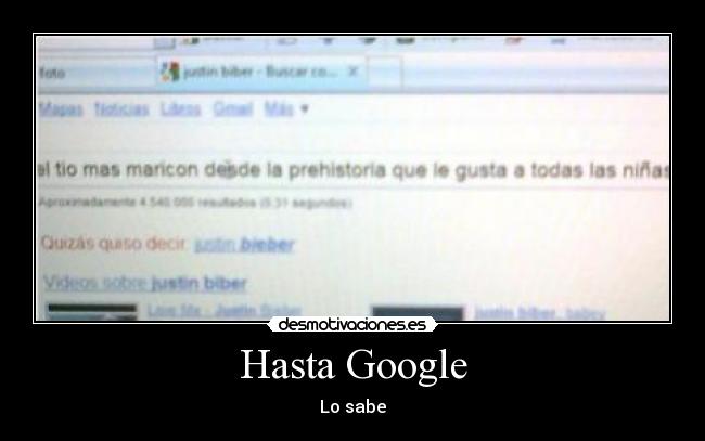 Hasta Google - Lo sabe