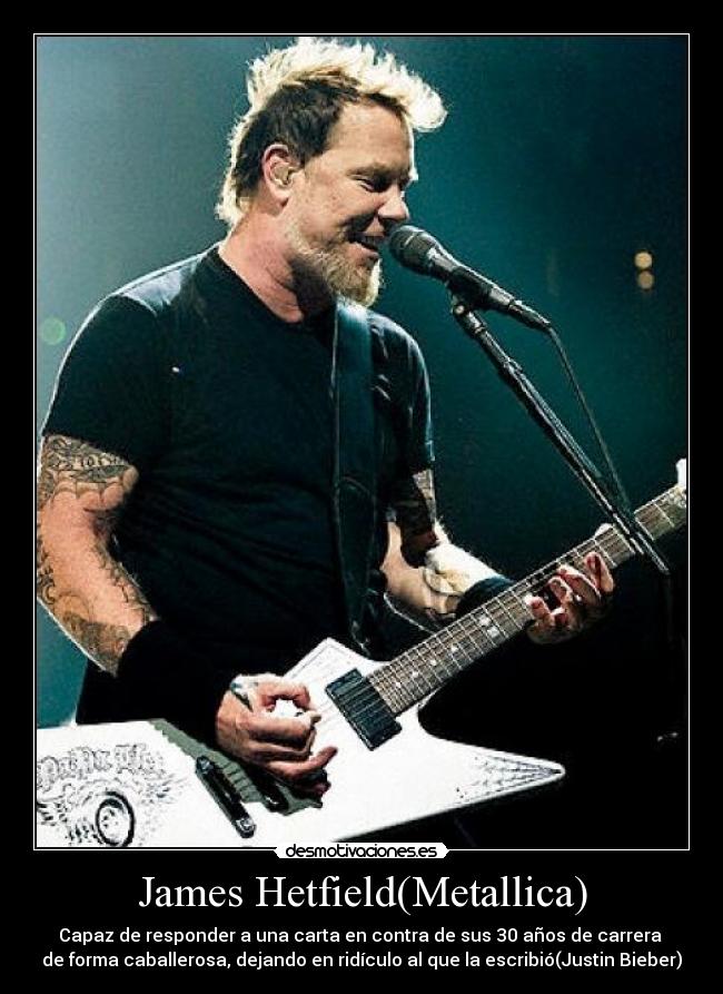 carteles james hetfield desmotivaciones