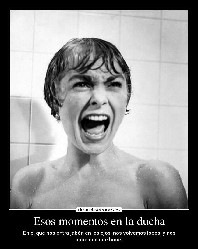 carteles ducha desmotivaciones