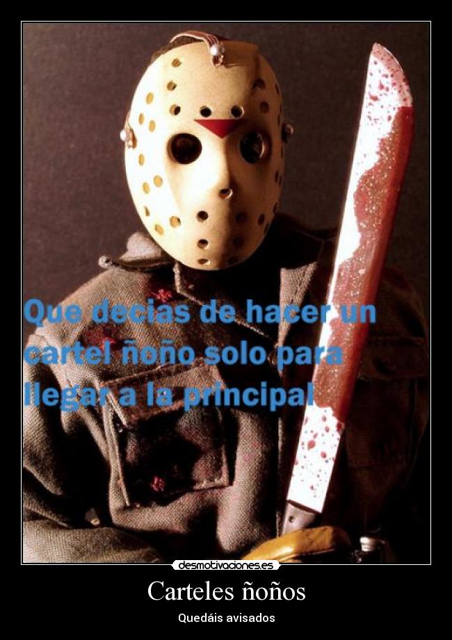 Carteles ñoños - 