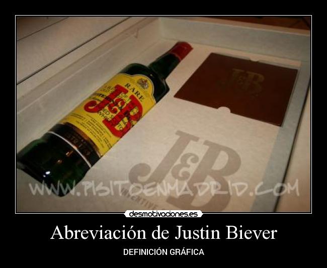 Abreviación de Justin Biever - DEFINICIÓN GRÁFICA