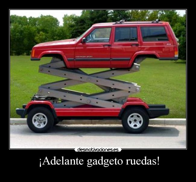 ¡Adelante gadgeto ruedas! - 