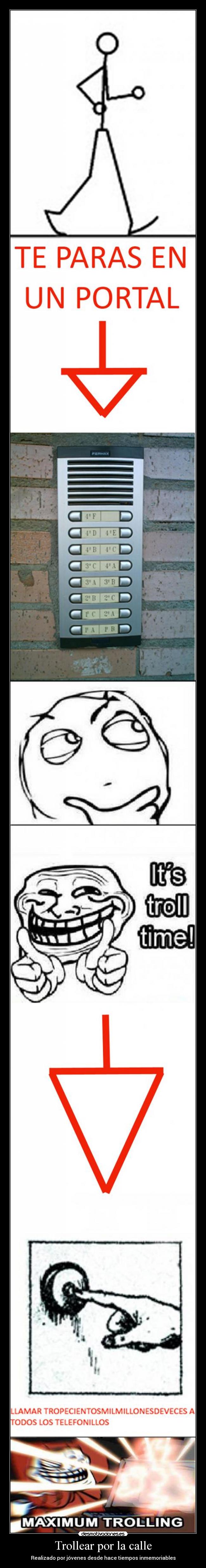 Trollear por la calle - 