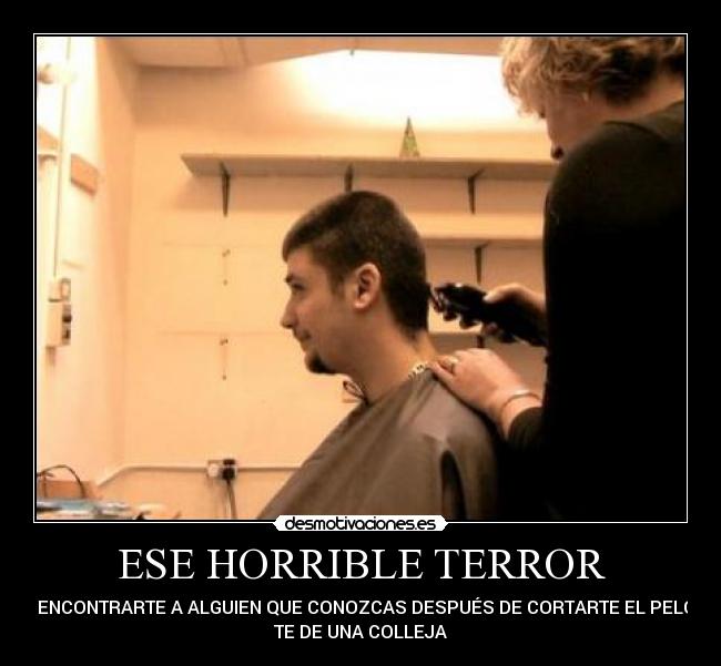 carteles ese horrible terror desmotivaciones