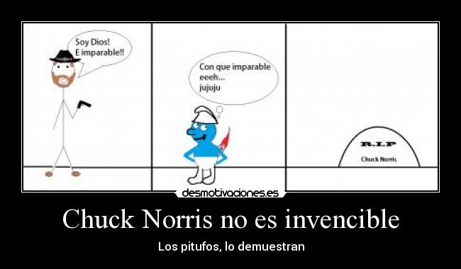 Chuck Norris no es invencible -