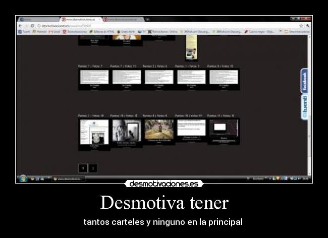 Desmotiva tener -