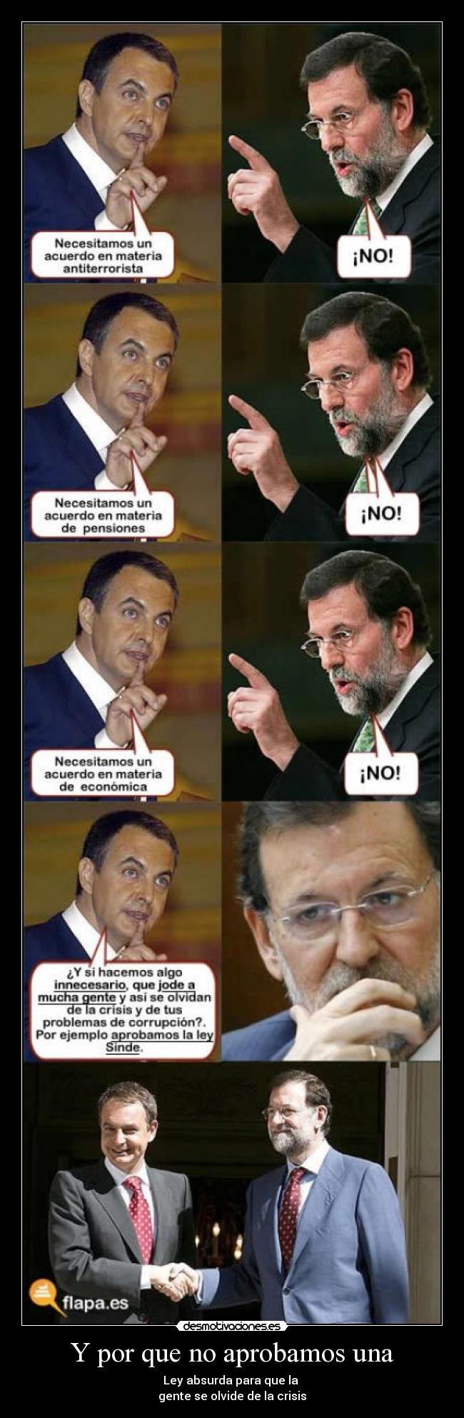 Y por que no aprobamos una -