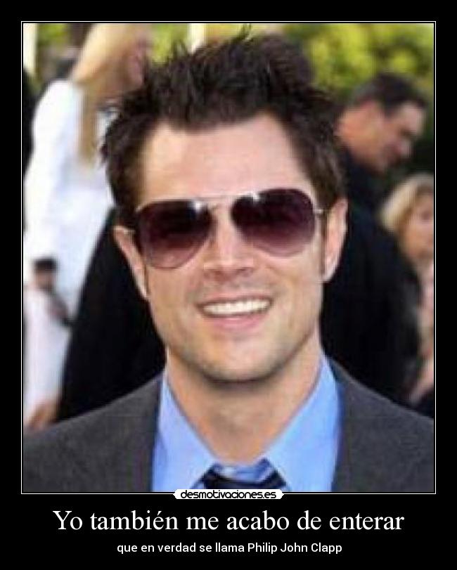 Yo también me acabo de enterar -