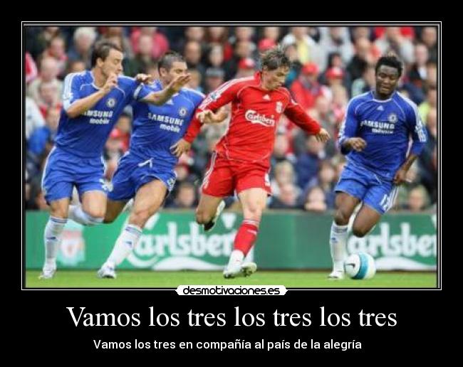 Vamos los tres los tres los tres - Vamos los tres en compañía al país de la alegría ♫