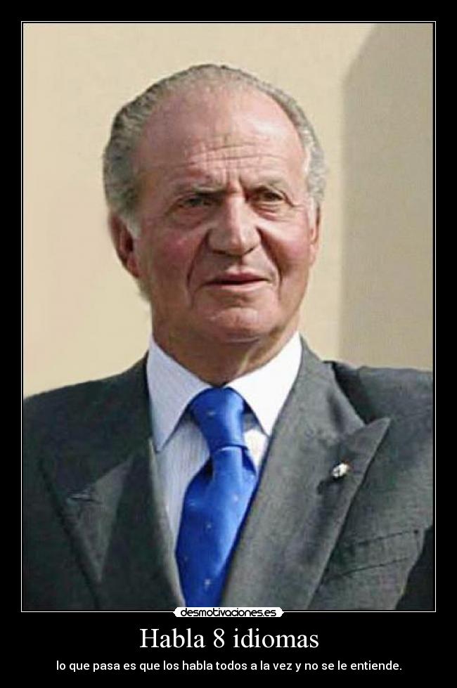 Habla 8 idiomas -