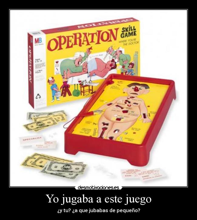 Yo jugaba a este juego - ¿y tu? ¿a que jubabas de pequeño?