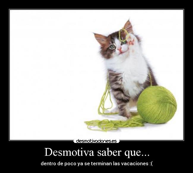 Desmotiva saber que... - 