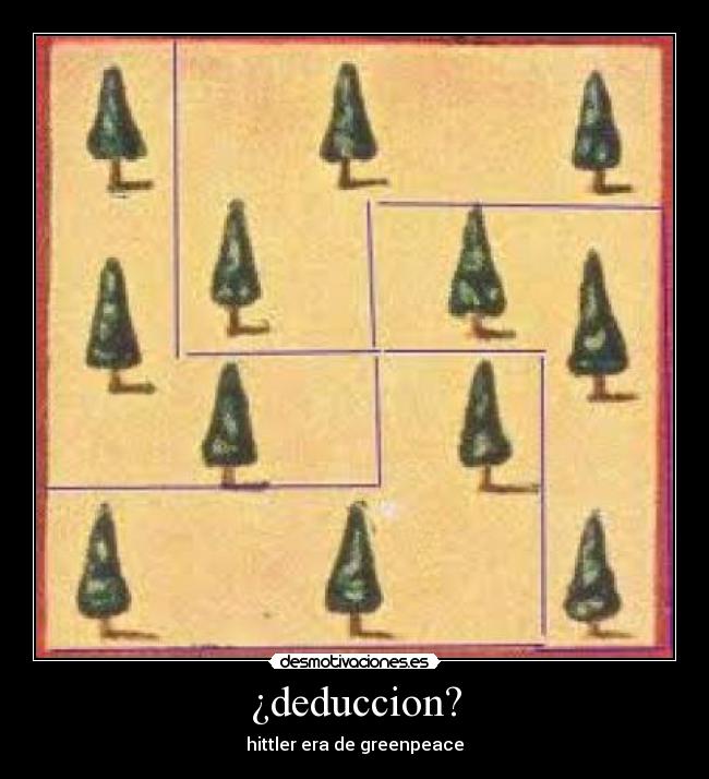 ¿deduccion? - hittler era de greenpeace