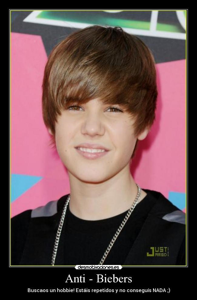 carteles justin bieber desmotivaciones