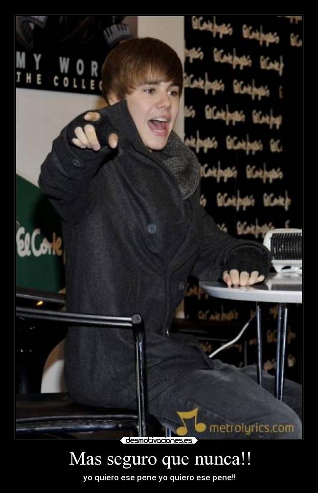 Mas seguro que nunca!! -