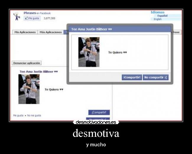 desmotiva - y mucho