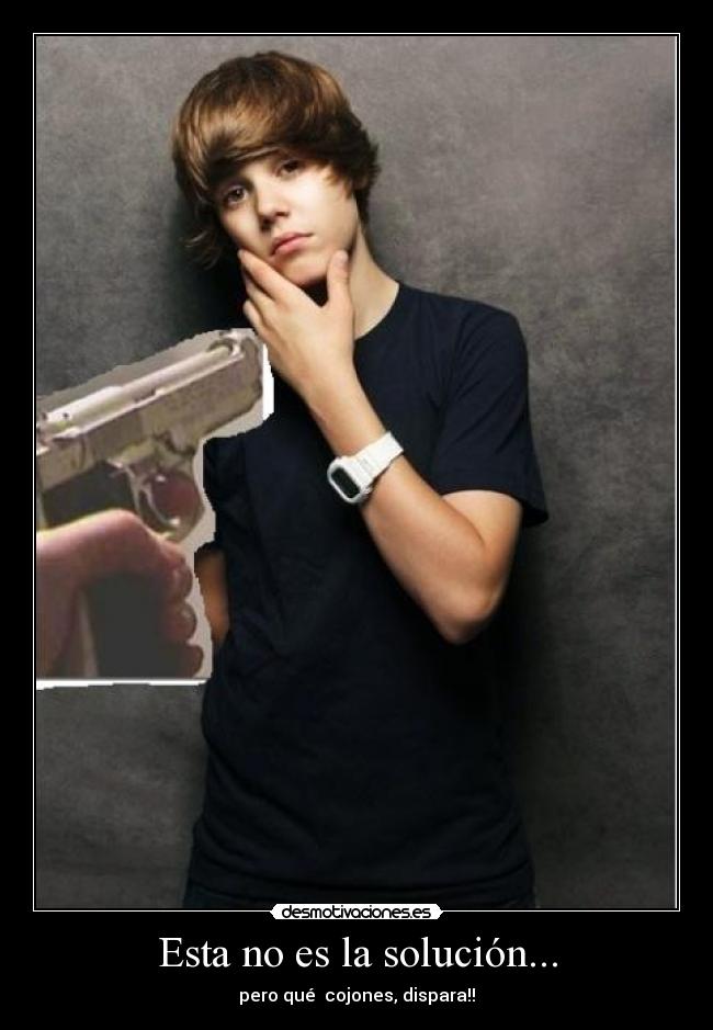 carteles justin bieber desmotivaciones