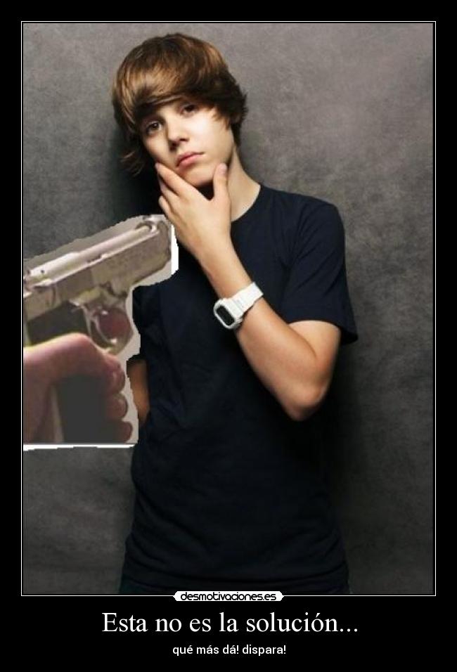 carteles justin bieber desmotivaciones