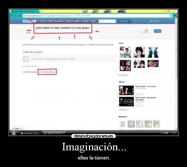Imaginación... - ellas la tienen.