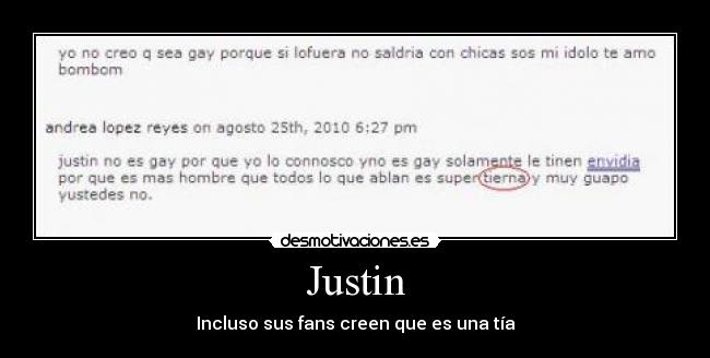 Justin -