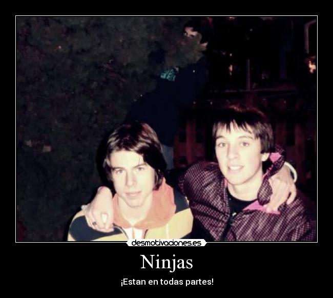 Ninjas - ¡Estan en todas partes!