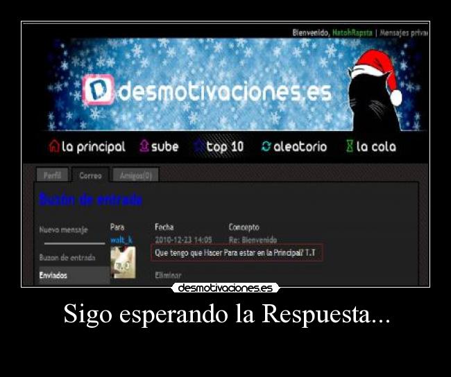 Sigo esperando la Respuesta... Desmotivaciones