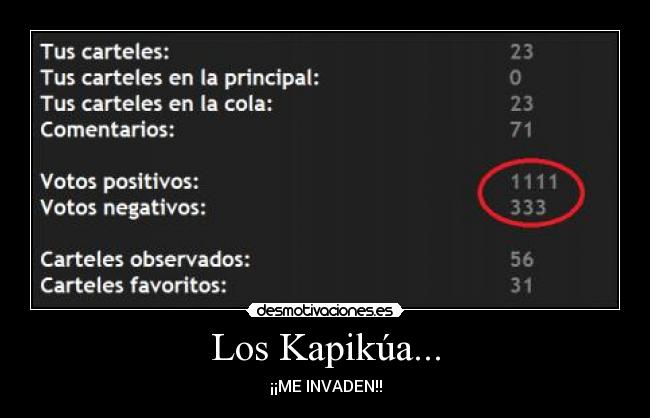 Los Kapikúa... -