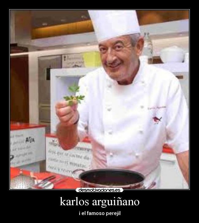 karlos arguiñano - i el famoso perejil