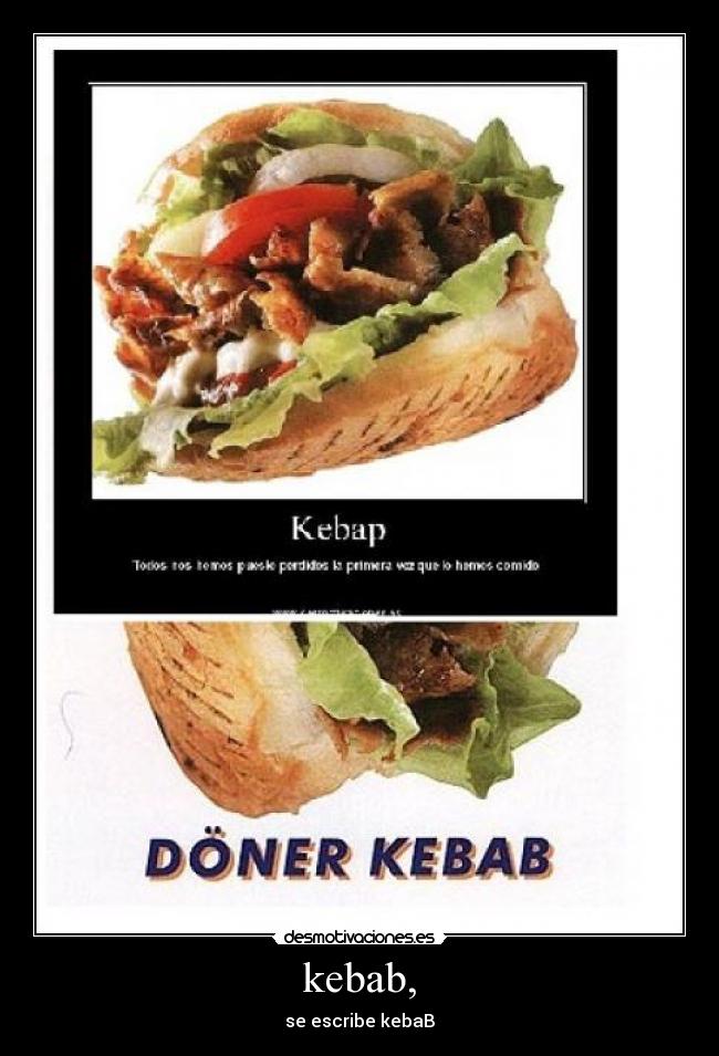kebab, -
