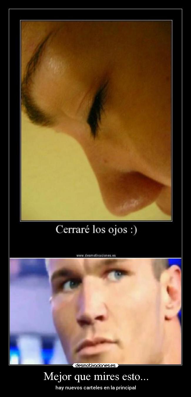 Mejor que mires esto... -