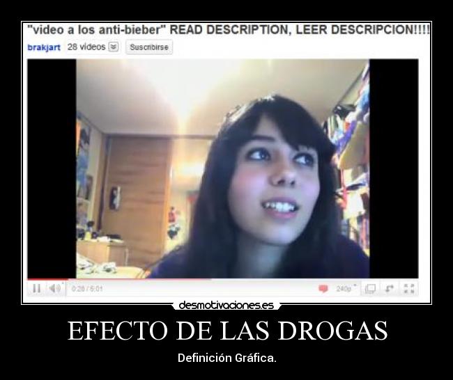 EFECTO DE LAS DROGAS -