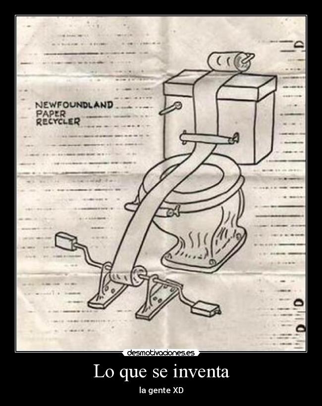 Lo que se inventa -