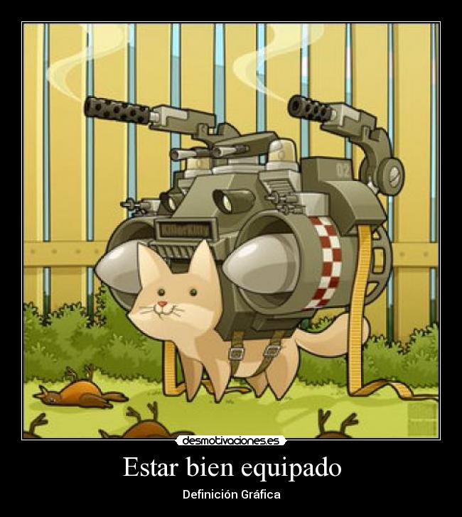 Estar bien equipado - Definición Gráfica