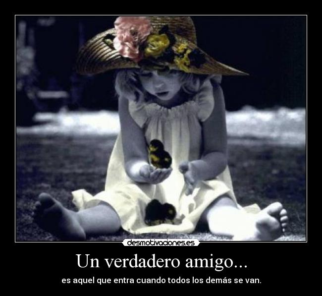 Un verdadero amigo... -