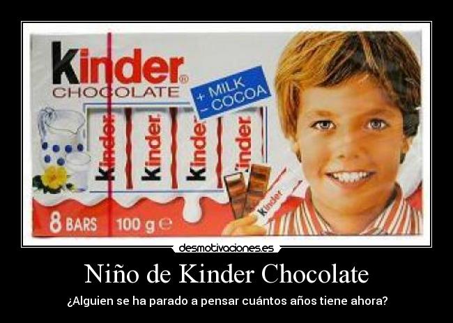 Niño de Kinder Chocolate - 