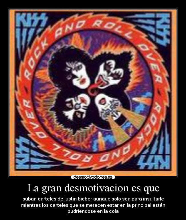 La gran desmotivacion es que - 