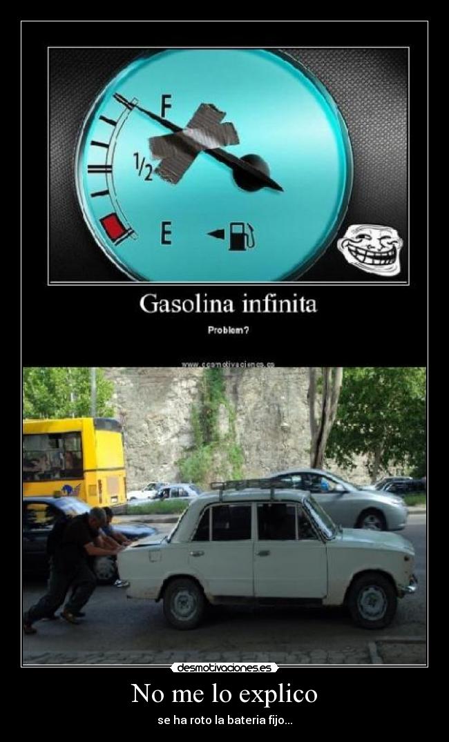 No me lo explico - se ha roto la bateria fijo...