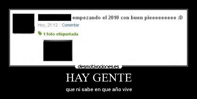 HAY GENTE -