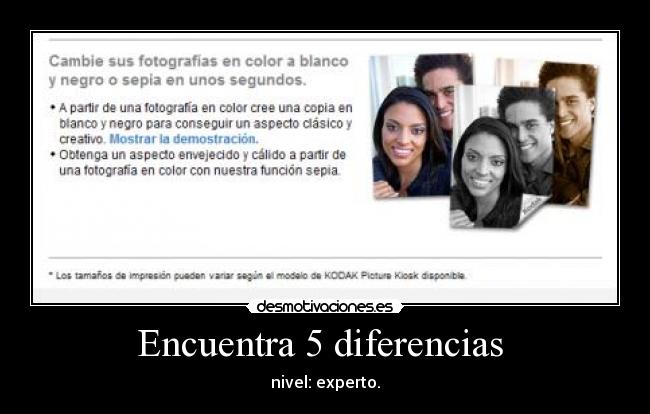 Encuentra 5 diferencias  - 